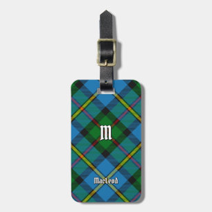 Clan MacLeod Hunting Tartan Bagagelabel