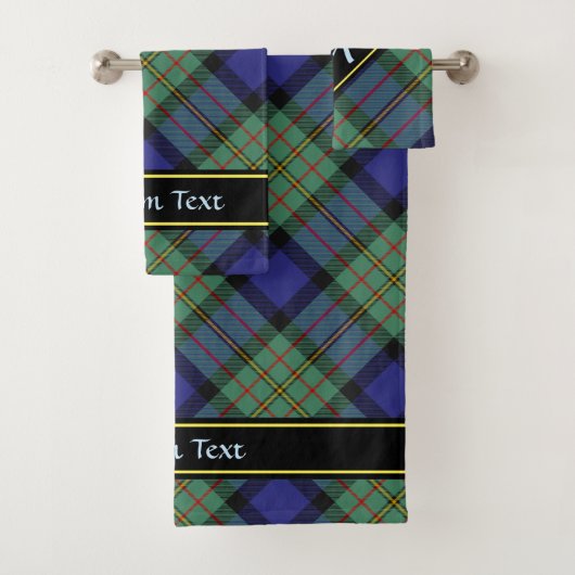 Clan MacLeod Hunting Tartan Bath Towel Set Bad Handdoek (Insitu)