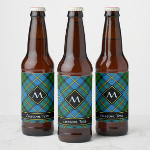 Clan MacLeod Hunting Tartan Bier Etiket