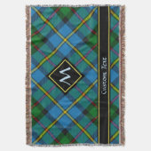 Clan MacLeod Hunting Tartan Deken (Voorkant Verticaal)