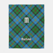 Clan MacLeod Hunting Tartan Fleece Deken (Voorkant)
