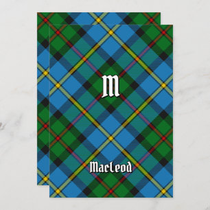 Clan MacLeod Hunting Tartan Kaart