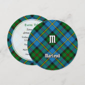 Clan MacLeod Hunting Tartan Kaart (Voorkant / Achterkant)