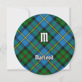 Clan MacLeod Hunting Tartan Kaart (Voorkant)