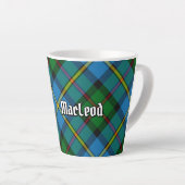 Clan MacLeod Hunting Tartan Latte Mok (Rechterhoek)