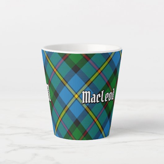 Clan MacLeod Hunting Tartan Latte Mok (Voorkant)