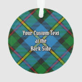 Clan MacLeod Hunting Tartan Ornament (achterkant)