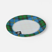 Clan MacLeod Hunting Tartan Papieren Bordje (Gekanteld)