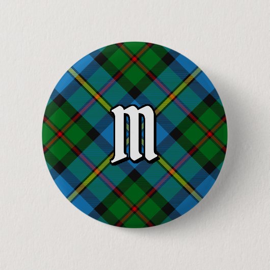 Clan MacLeod Hunting Tartan Ronde Button 5,7 Cm (Voorkant)