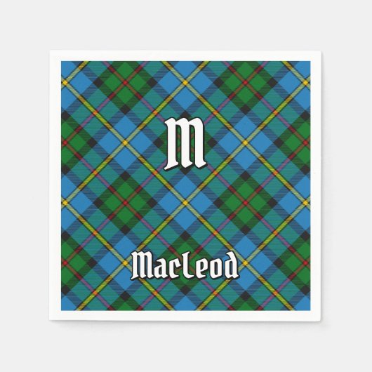 Clan MacLeod Hunting Tartan Servet (Voorkant)