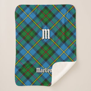Clan MacLeod Hunting Tartan Sherpa Deken