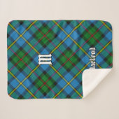 Clan MacLeod Hunting Tartan Sherpa Deken (Voorkant (horizontaal))