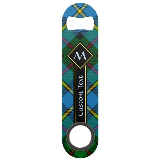 Clan MacLeod Hunting Tartan Speed Flessenopener (Voorkant)