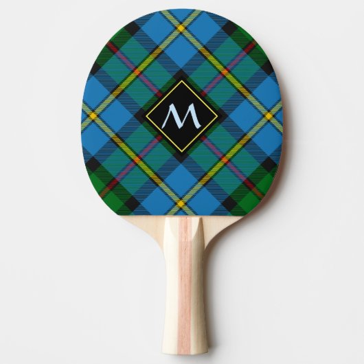 Clan MacLeod Hunting Tartan Tafeltennisbatje (Voorkant)