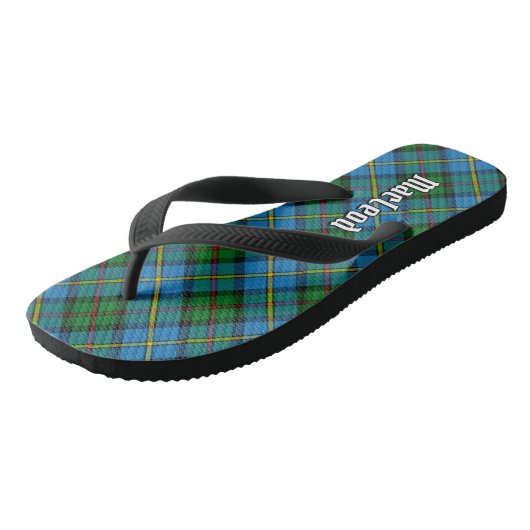 Clan MacLeod Hunting Tartan Teenslippers (Schuin)