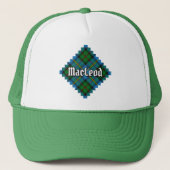 Clan MacLeod Hunting Tartan Trucker Pet (Voorkant)