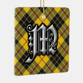 Clan MacLeod Letter M Monogram Tartan Ornament (Rechts)