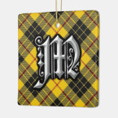 Clan MacLeod Letter M Monogram Tartan Ornament (Links)