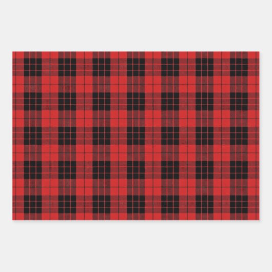 Clan MacLeod Lewis Harris Raasay Tartan Combo Inpakpapier Vel (Voorkant 3)