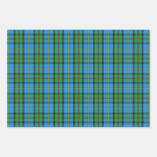 Clan MacLeod Lewis Harris Raasay Tartan Combo Inpakpapier Vel (Voorkant 2)