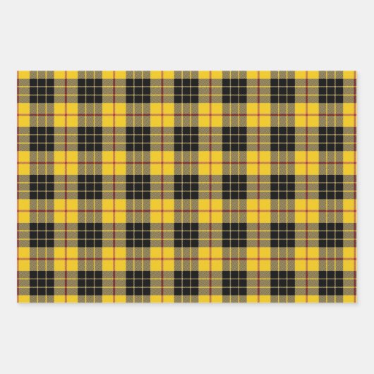 Clan MacLeod Lewis Harris Raasay Tartan Combo Inpakpapier Vel (Voorkant)