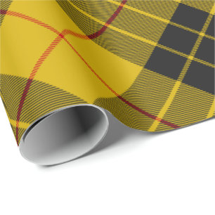 Clan Macleod Lewis Tartan Rotated Wrapping Pape Cadeaupapier