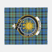 Clan MacLeod Lewis van Harris Ancient Tartan Pset Fleece Deken (Voorkant (Horizontaal))