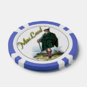 Clan MacLeod Schotse droom Poker Chips (Enkel)