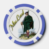 Clan MacLeod Schotse droom Poker Chips (Achterkant)
