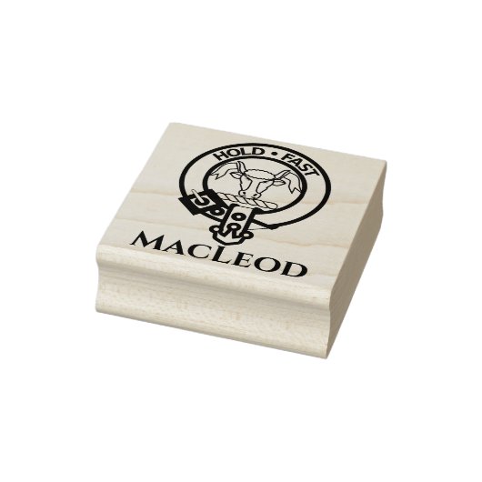 Clan MacLeod Schotse inktstempel Rubberstempel (Stempel)