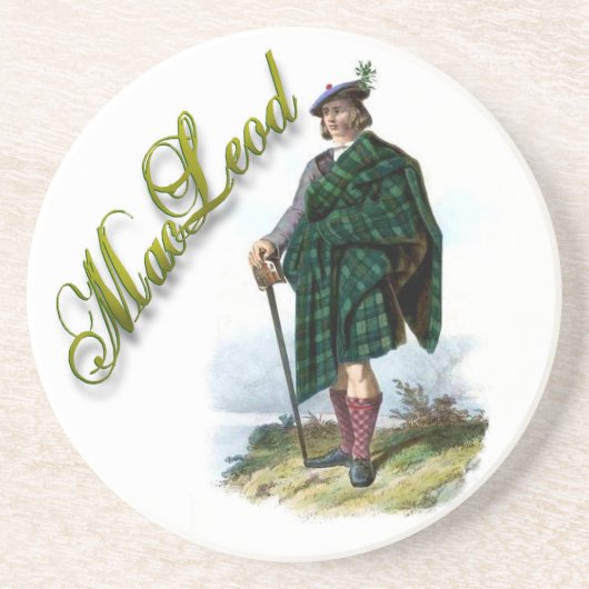 Clan MacLeod Scottish Dream Onderzetter (Voorkant)
