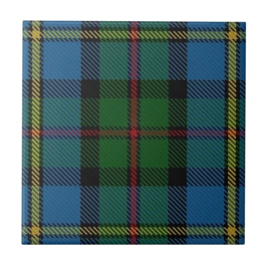 Clan MacLeod Scottish Expressions Tartan Tegeltje (Voorkant)