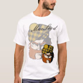 Clan MacLeod Scottish Warrior T-shirt (Voorkant)