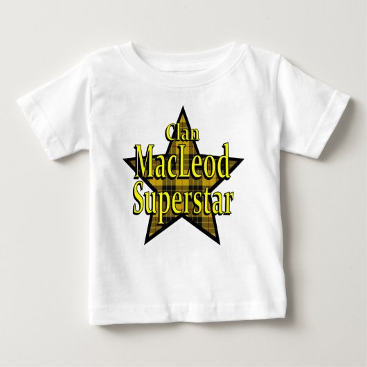Clan MacLeod Superstar Baby T-Shirt (Voorkant)
