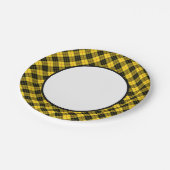 Clan MacLeod Tartan Border Papieren Bordje (Gekanteld)