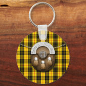 Clan MacLeod Tartan en Sporran Sleutelhanger (Voorkant)
