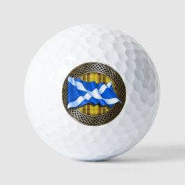 Clan MacLeod Tartan Knot & Flag Golfballen