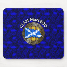 Clan MacLeod Tartan Knot & Flag