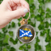 Clan MacLeod Tartan Knot & Flag Sleutelhanger (Hand)