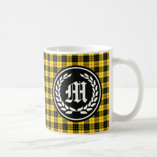 Clan MacLeod Tartan Monogram Koffiemok