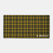 Clan MacLeod Tartan Patroon Gepersonaliseerd Bureaumat (Voorkant)