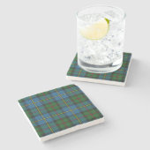 Clan MacLeod Tartan Pset Stone Onderzetter (Zijkant)