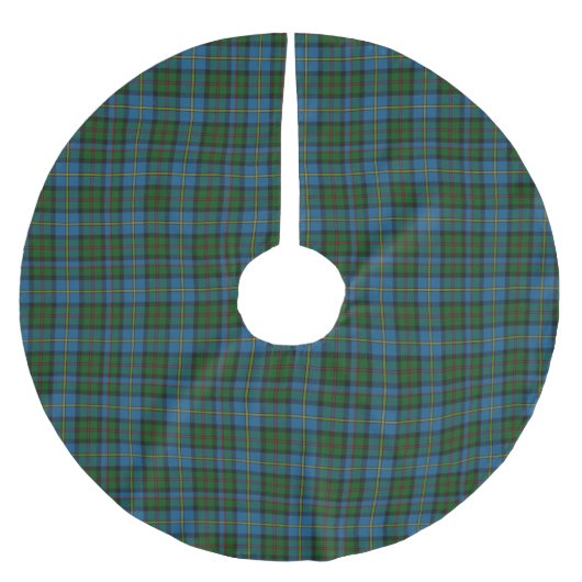 Clan MacLeod Tartan Pset Tree Skirt Kerstboom Rok (Voorkant)