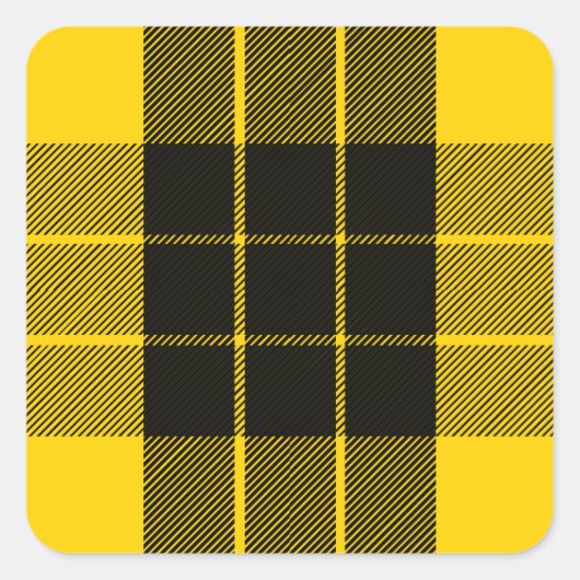 Clan MacLeod Tartan Vierkante Sticker (Voorkant)