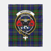 Clan MacLeod van Harris Modern Tartan Pset Fleece Deken (Voorkant)