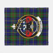 Clan MacLeod van Harris Modern Tartan Pset Fleece Deken (Voorkant (Horizontaal))