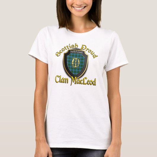 Clan MacLeod van Harris Scottish Proud Shirten T-shirt (Voorkant)