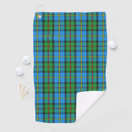 Clan MacLeod van Harris Tartan Golfhanddoek (Insitu)