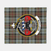 Clan MacLeod van Harris verwekte tartan Fleece Deken (Voorkant (Horizontaal))