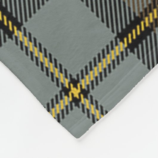 Clan MacLeod van Harris verwekte tartan Fleece Deken (Hoek)